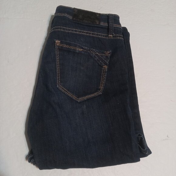 Buckle Dark Blue Flare & Wide Leg Jeans - Picture 1 of 9